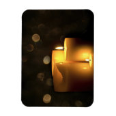 装飾的なヴォーティブ・キャンドル マグネット (縦)