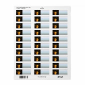 装飾的なヴォーティブ・キャンドル ラベル (フルシート)