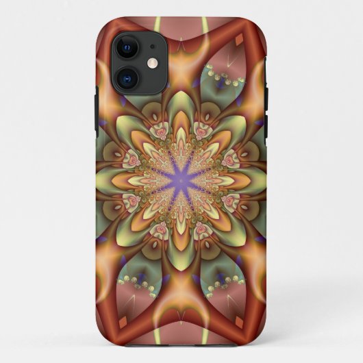 装飾的な万華鏡のように千変万化するパターンのiPhone 5の穹窖の場合 Case-Mate iPhoneケース (裏面)