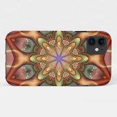 装飾的な万華鏡のように千変万化するパターンのiPhone 5の穹窖の場合 Case-Mate iPhoneケース (裏面(横))