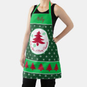 装飾的な休日をテーマにしたオールオーバープリントエプロン エプロン (インサイチュ)