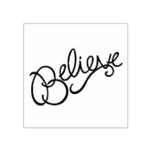 装飾的な信じ文字スタンプ ラバースタンプ (インプリント)