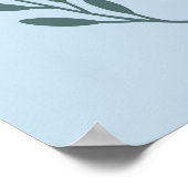 装飾的な冬の要素のクリスマスコレクション ポスター (角)