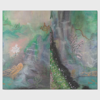 装飾的な包装紙のおとぎ話 ラッピングペーパー