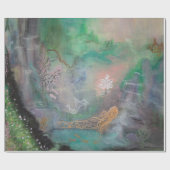 装飾的な包装紙のおとぎ話 ラッピングペーパー (フラット)