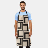 装飾的な壁紙デザインを形にします。ヴィンテージ脱臼 エプロン (着用した状態)