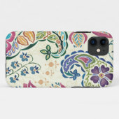 装飾的な孔雀およびカラフルな花 Case-Mate iPhoneケース (裏面(横))