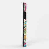 装飾的な孔雀およびカラフルな花 Case-Mate iPhoneケース (裏面/右)
