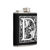 装飾的な手紙のイニシャル"D" フラスク (右)