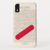 装飾的な文字の必要なものの感動的な詩 Case-Mate iPhoneケース (裏面)