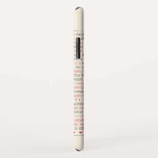 装飾的な文字の必要なものの感動的な詩 Case-Mate iPhoneケース (裏面/右)