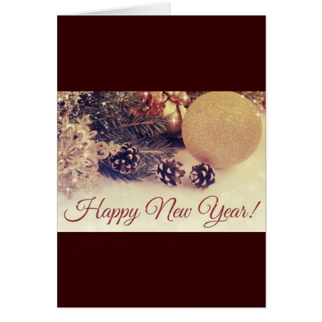 装飾的な新年の挨拶 (正面)