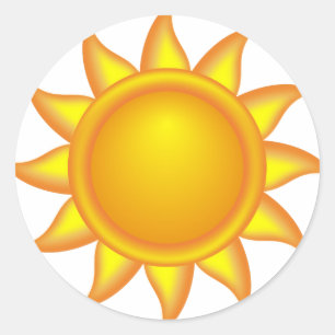 装飾的な日曜日 ラウンドシール