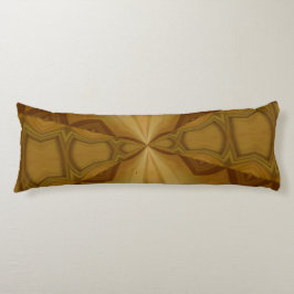 装飾的な木製パターン ボディピロー