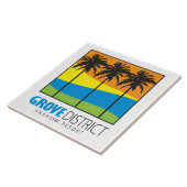 装飾的な果樹園地区のタイル- 6 x 6 タイル (側面)