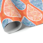 装飾的な民族様式 ラッピングペーパー (ロールコーナー)