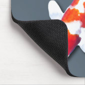 装飾的な池の植物のKohakuのコイ マウスパッド (コーナー)