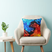 装飾的な炎-善悪の美しい枕 クッション (椅子)