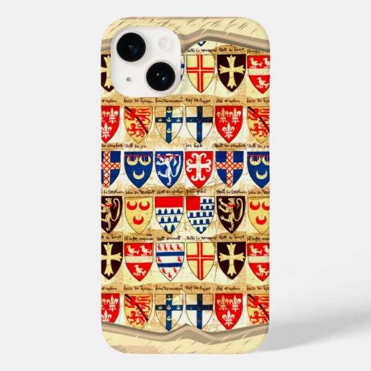 装飾的な紋章パターン Case-Mate iPhoneケース (裏面)