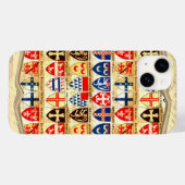 装飾的な紋章パターン Case-Mate iPhoneケース (裏面 (横))