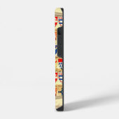 装飾的な紋章パターン iPhoneケース (左側面)