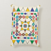 装飾的な繰り返しパターインスパイアンの種類 アクセントクッション (裏面(縦))