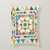 装飾的な繰り返しパターインスパイアンの種類 アクセントクッション (正面(垂直))