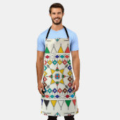 装飾的な繰り返しパターインスパイアンの種類 エプロン (着用した状態)