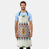 装飾的な繰り返しパターインスパイアンの種類 エプロン (着用した状態)
