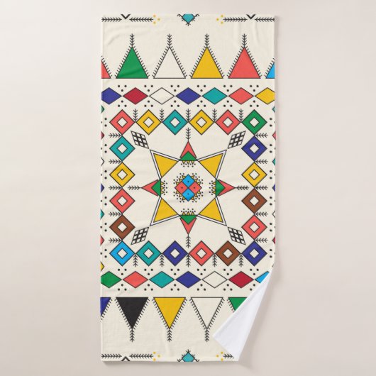 装飾的な繰り返しパターインスパイアンの種類 バスタオル (バスタオル)