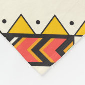 装飾的な繰り返しパターインスパイアンの種類 フリースブランケット (角)