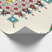 装飾的な繰り返しパターインスパイアンの種類 ラッピングペーパー (角)