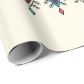 装飾的な繰り返しパターインスパイアンの種類 ラッピングペーパー (ロールコーナー)