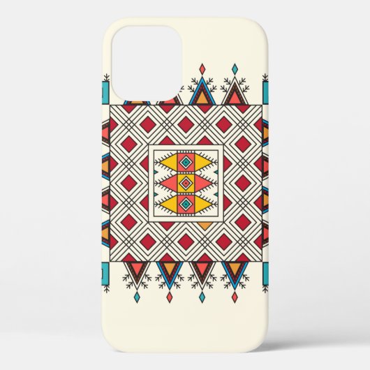 装飾的な繰り返しパターインスパイアンの種類 Case-Mate iPhoneケース (裏面)