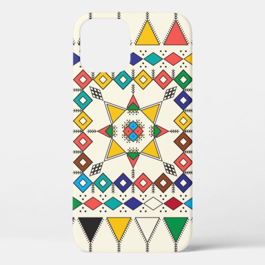 装飾的な繰り返しパターインスパイアンの種類 Case-Mate iPhoneケース (裏面)