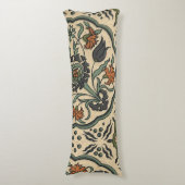 装飾的な花のペルシャのタイルのデザイン ボディピロー (正面縦)