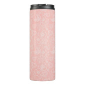 装飾的な花パターン タンブラー (裏面)