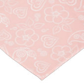 装飾的な花パターン テーブルクロス (アングル)