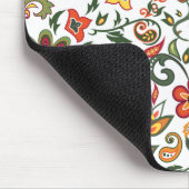 装飾的な花パターン マウスパッド (コーナー)