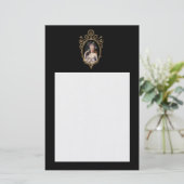 装飾的な若いマリー・アントワネット 便箋 (スタンド正面)