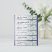 装飾的な葉フェスティバルクリスマスディナー 招待状 (スタンド正面)