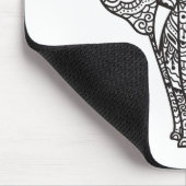 装飾的な象のスタイル マウスパッド (コーナー)