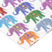 装飾的な象 テーブルクロス (アングル)