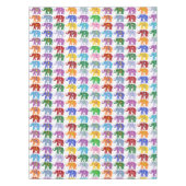 装飾的な象 テーブルクロス (正面)