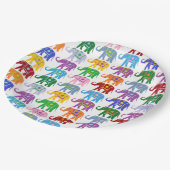 装飾的な象 ペーパープレート (アングル)