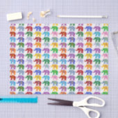 装飾的な象 薄葉紙 (クラフト)