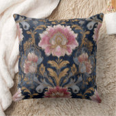 装飾的な豪華な花柄のスロー枕 クッション (ブランケット)