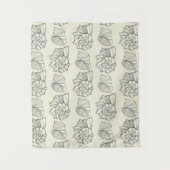 装飾的な貝パターン タペストリー (正面)