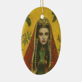 装飾的な魔法使いのオーナメント セラミックオーナメント (右)