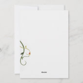 装飾的な4枚の写真のホリデーグリーティングカード シーズンカード (裏面)